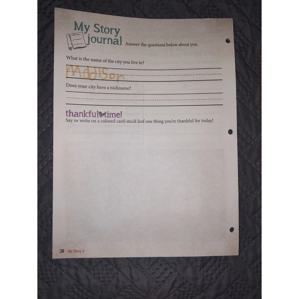 Masterbooks My Story 2 homeschool curriculum history social studies